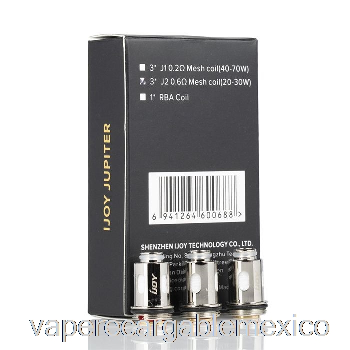 Bobinas De Repuesto Vape Recargable Ijoy Jupiter Bobinas De 0.6ohm